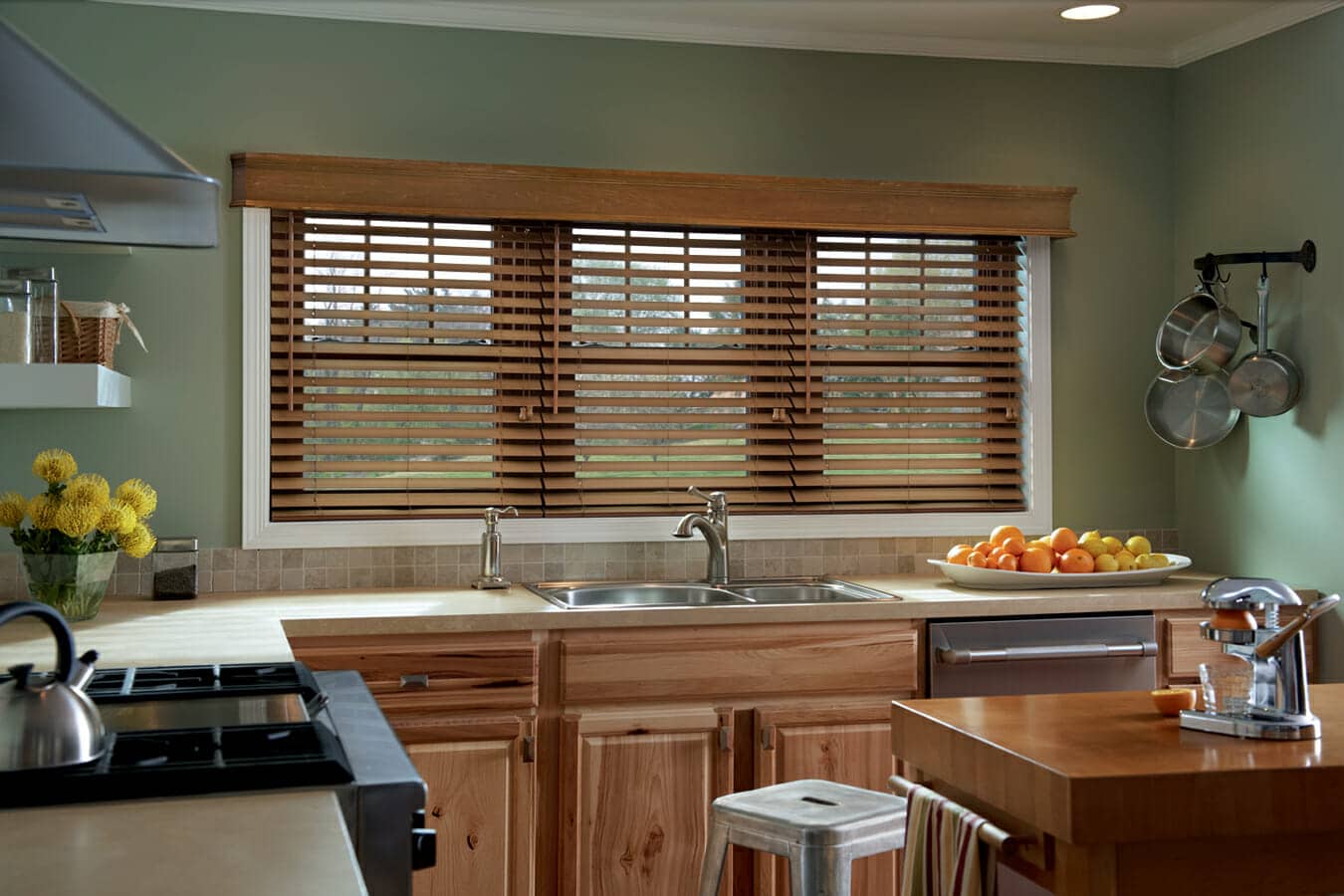 Faux Wood Blinds - 3 Blind Mice Window Coverings