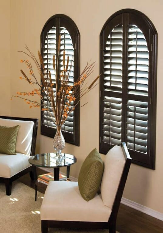 Custom Arched Shutters Plantation Shutters For Arched Windows