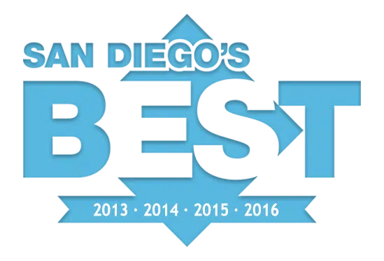 Logo of Union-Tribune's San Diego's Top Window Coverings / Shutter Company Award