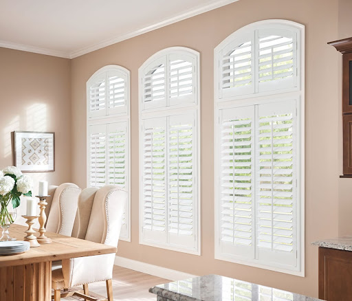 Arched window shutters, Plantation shutters for arched windows,Arched shutters