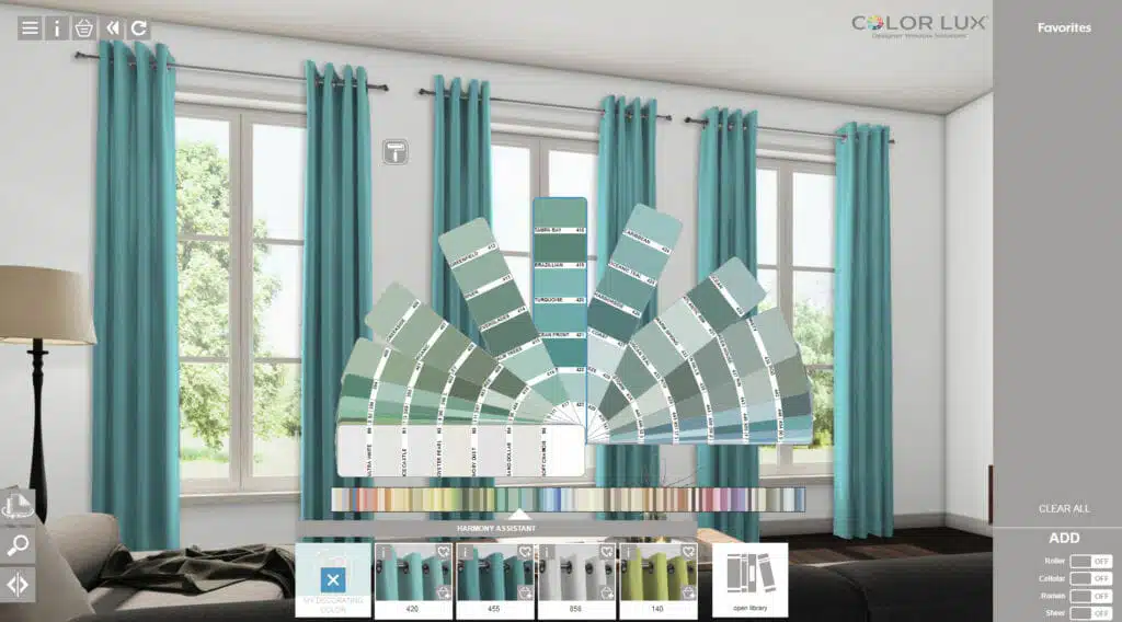 Comfortex Color Lux Virtual Design System 3