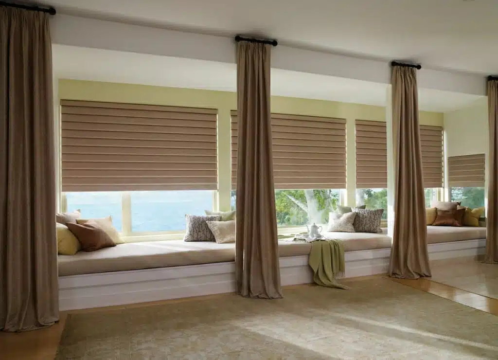 evescape-modern-roman-shade-in-master-bedroom
