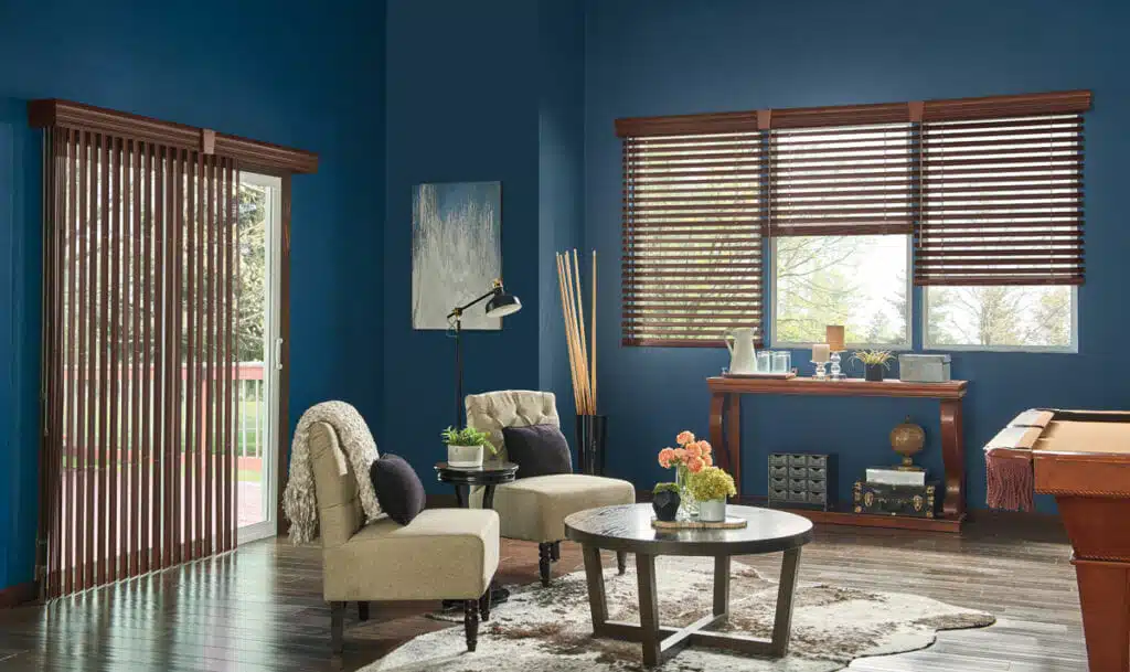 Blue-walls-wood-accent