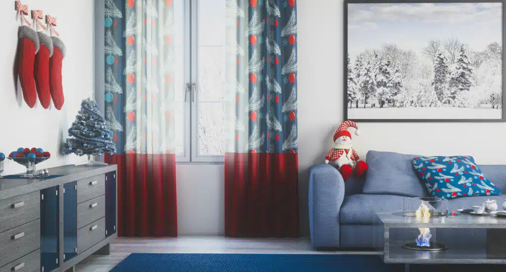 Christmas Living Room (Toned Image)