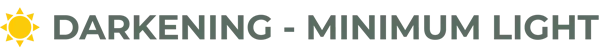 Darkening Curtains - Minimum Light Darkening - Minimum Light