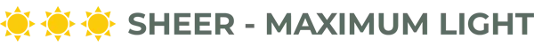 Sheer Curtains - Maximum Light Sheer Curtains - Maximum Light Levels