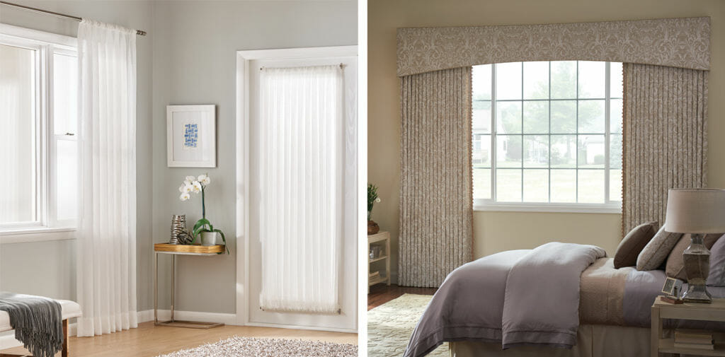 What is the difference between curtains and drapes?