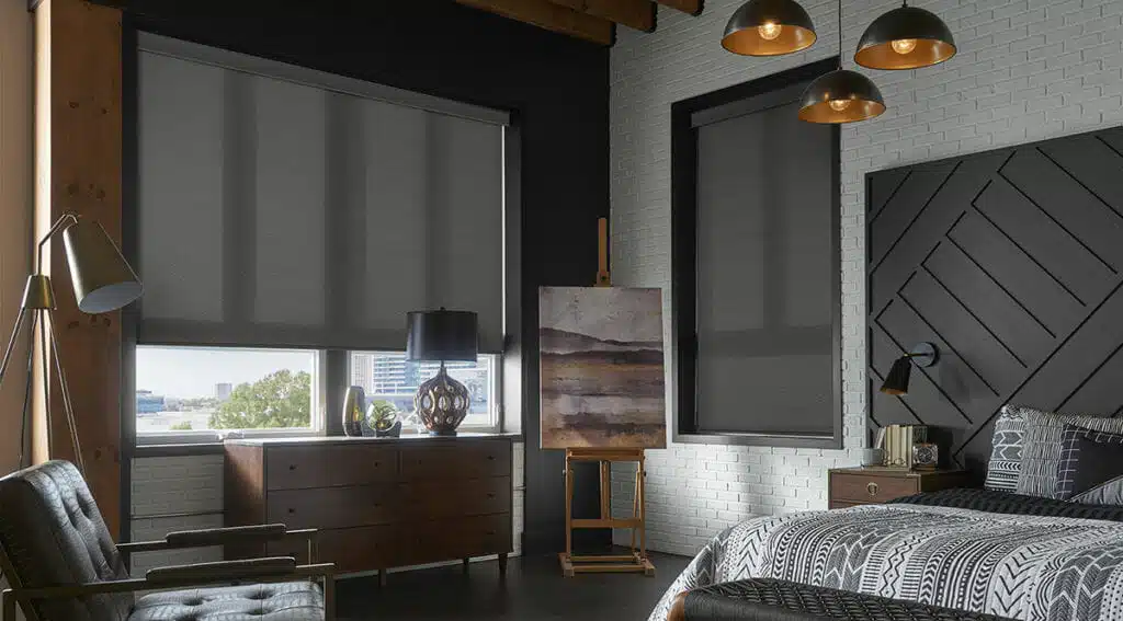 roller shade bed room