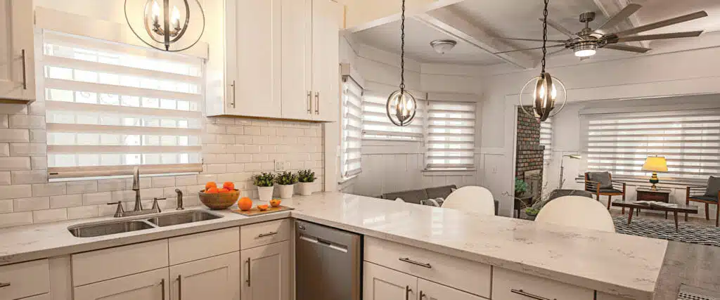 kitchen sheer window with valance