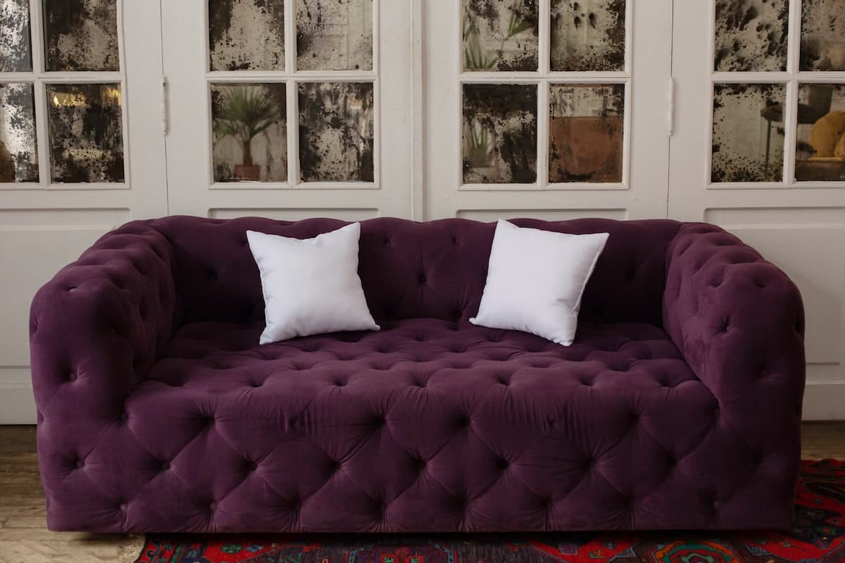 Eggplant and deep purples are a non-traditional way to incorporate fall colors into the home.