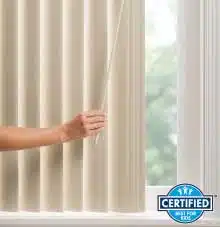 cordless vertical blind controls