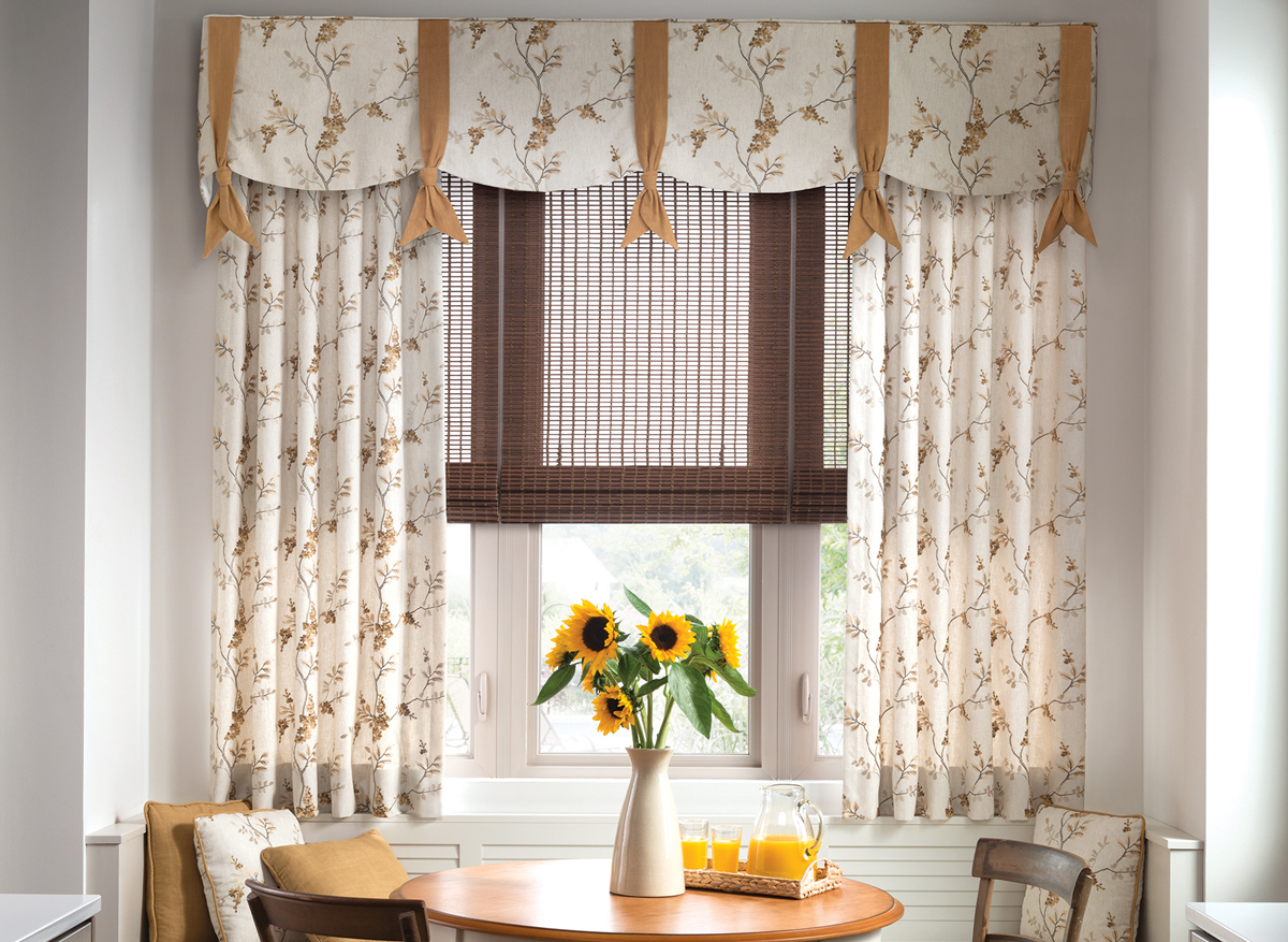 Short curtains aren't popular any more - that trend is gone.