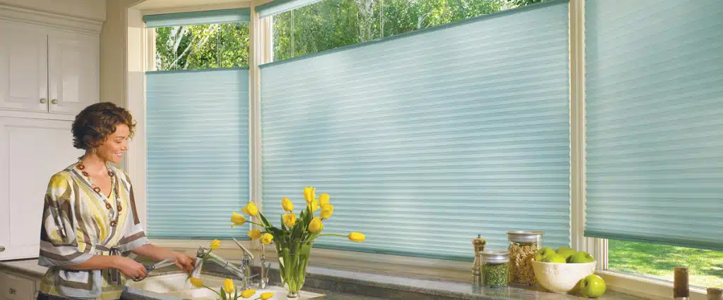 Top-down bottom-up shades kitchen Top-down bottom-up shades kitchen