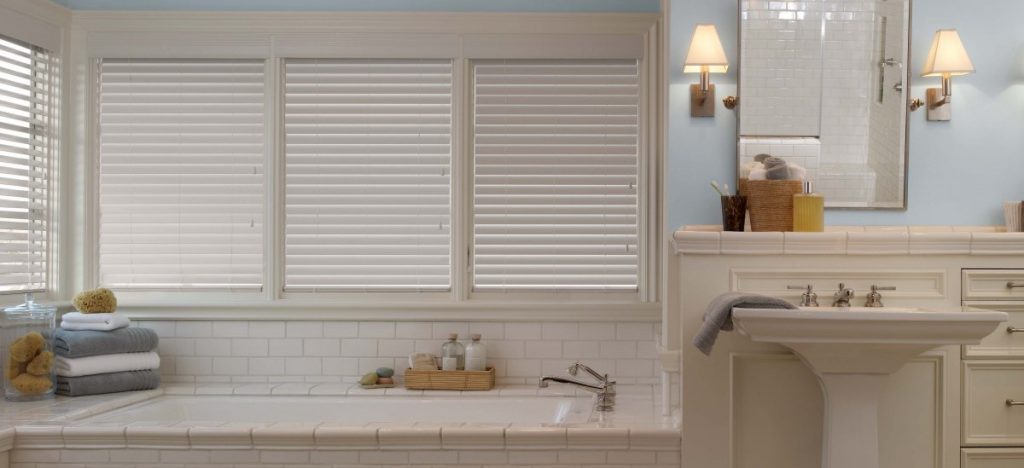 Bathroom with Synthetic Blinds