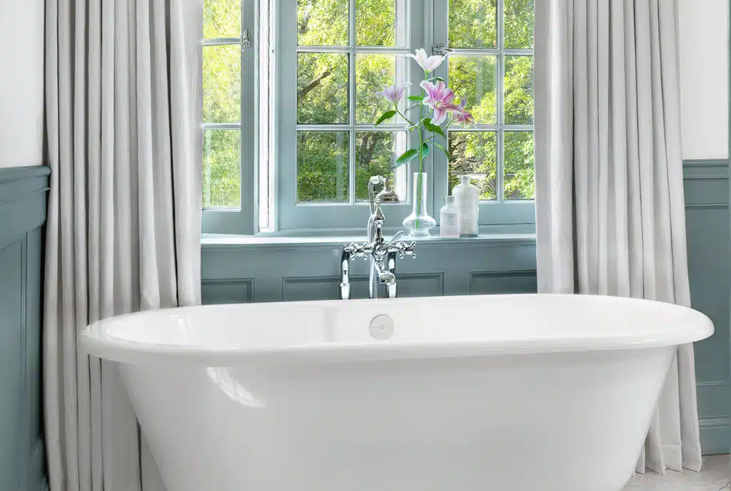 The longer the curtains are the more stylish and elegant it will look. The longer the curtains are the more stylish and elegant it will look.