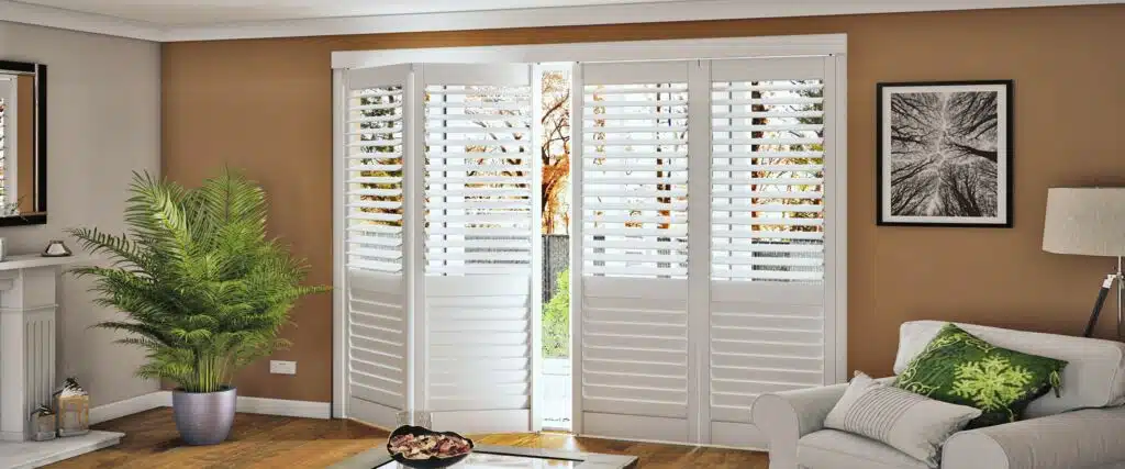 Patio Door Plantation Shutter
