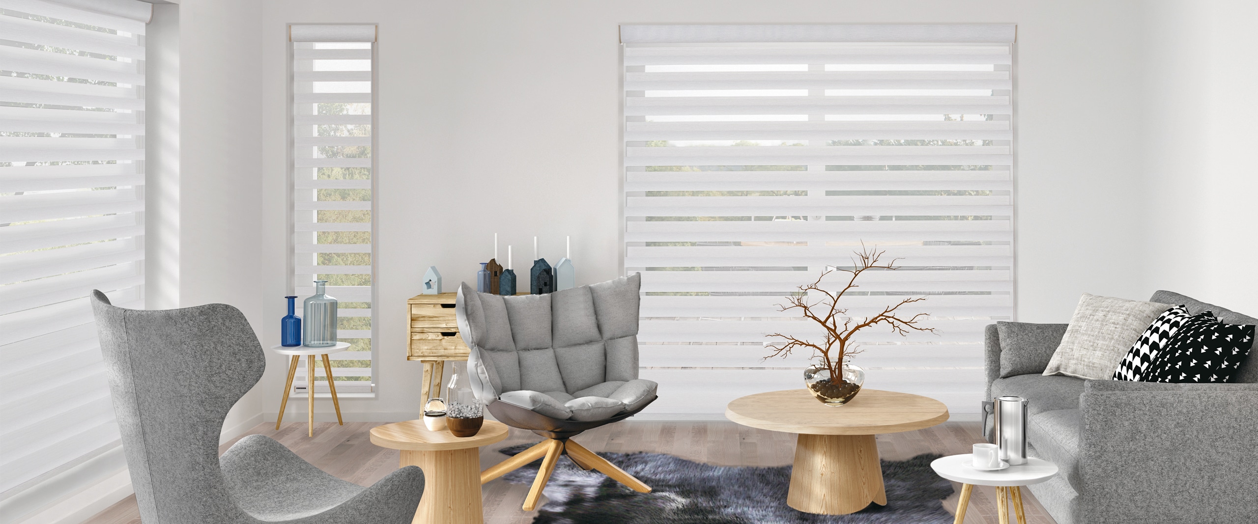 Sheer Shades for Living room