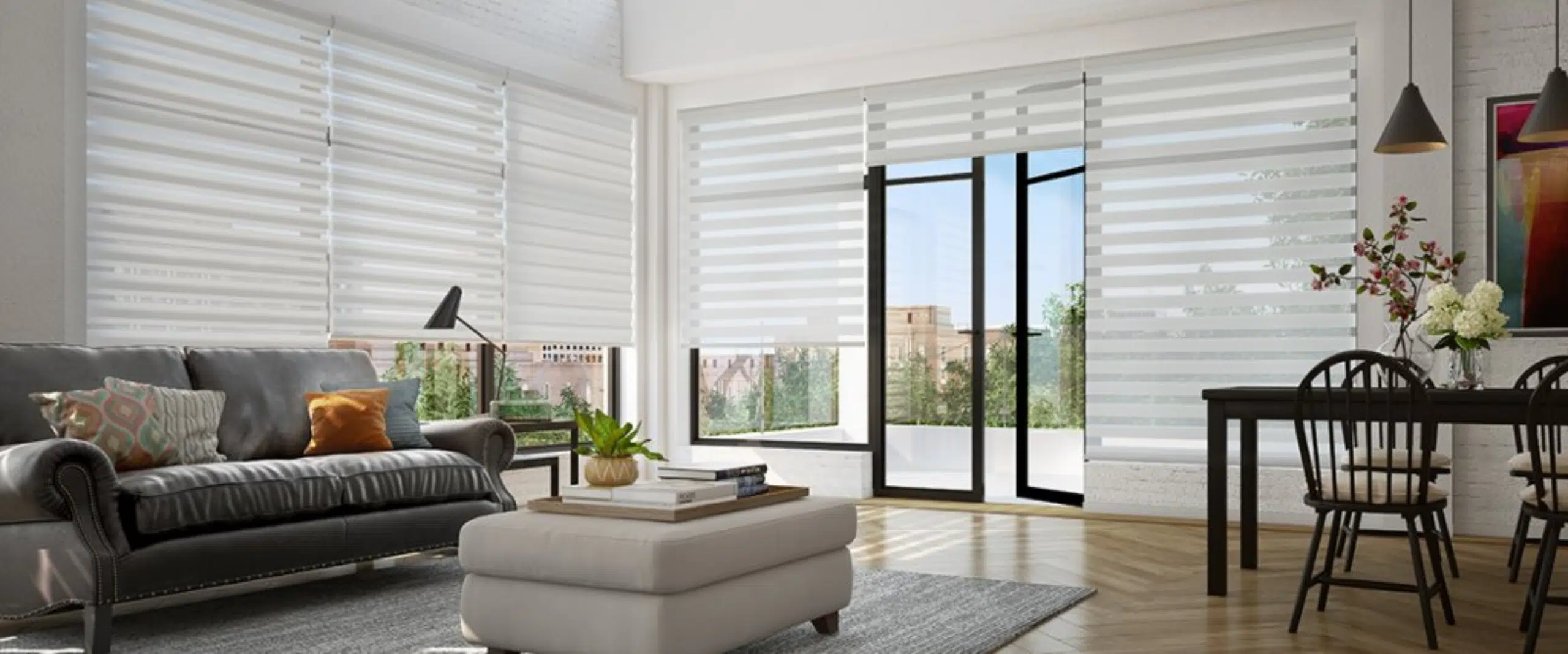 Living room door window treatment Living room door window treatment