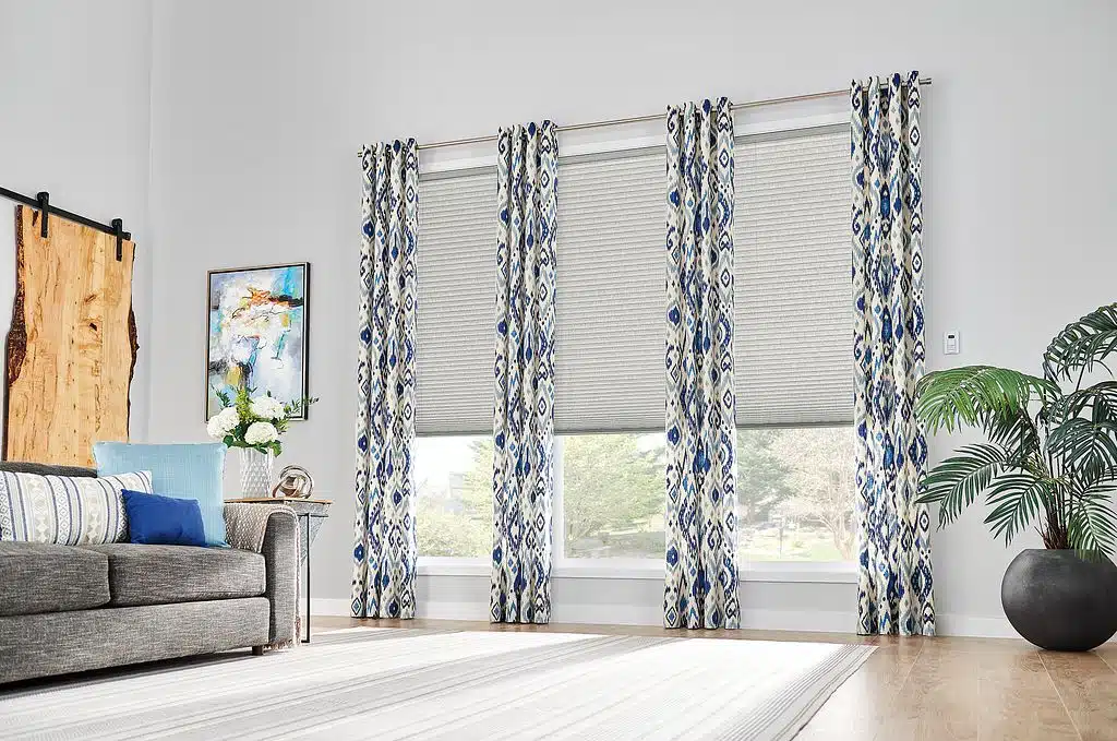 cellular-shades-curtains-layered