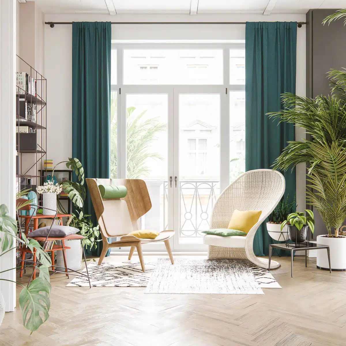 Statement Drapery (Balanced with Modern Design) Statement Drapery (Balanced with Modern Design)