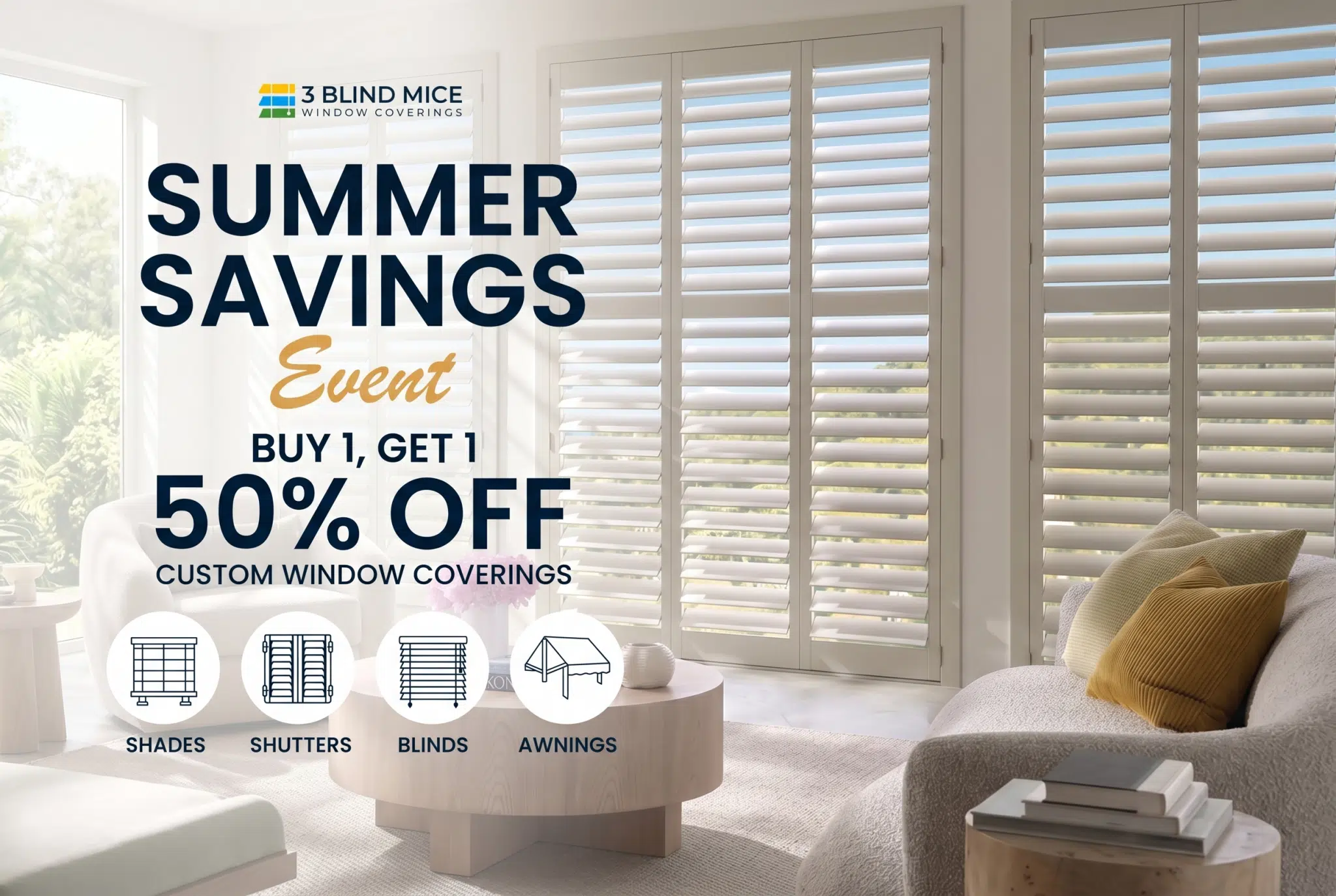 Summer Savings Buy 1 Get 1 50% Off Summer Savings Event - Buy 1 Get 1 50% Off